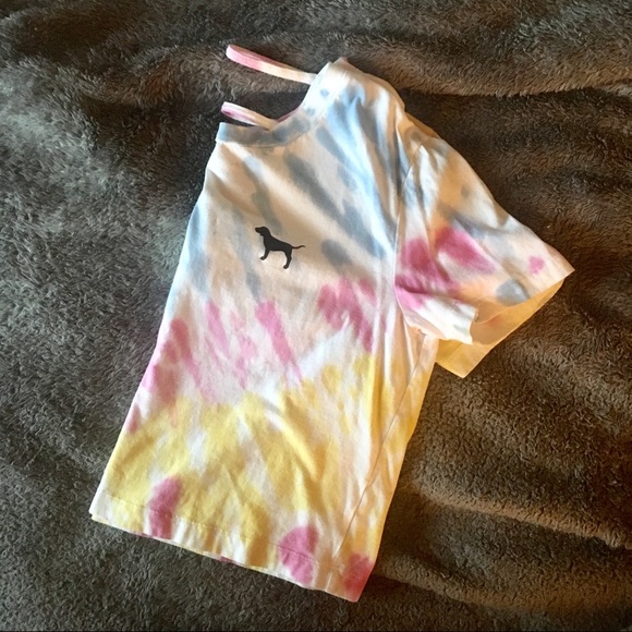 PINK Victoria's Secret Tops - VS PINK Tie Dye Crop Top